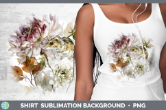 GorgeousFarm Autumn Floral Shirt design.