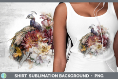 GorgeousFarm Autumn Floral Shirt design.