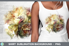 GorgeousFarm Autumn Floral Shirt design.