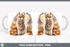 GorgeousFarm Bandana Halloween Mug Wrap design.