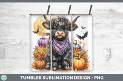 GorgeousFarm Bandana Halloween Tumbler design.
