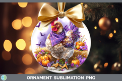 GorgeousFarm Bandana Halloween Ornament design.