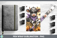 GorgeousFarm Bandana Halloween Pen Wrap design.