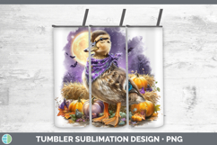 GorgeousFarm Bandana Halloween Tumbler design.