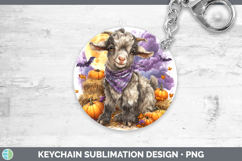 GorgeousFarm Bandana Halloween Keychain design.