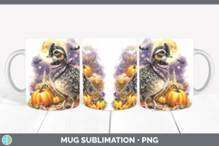 GorgeousFarm Bandana Halloween Mug Wrap design.
