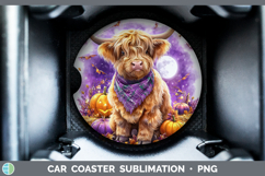 GorgeousFarm Bandana Halloween Car Coaster design.
