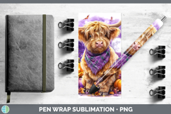 GorgeousFarm Bandana Halloween Pen Wrap design.