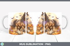 GorgeousFarm Bandana Halloween Mug Wrap design.