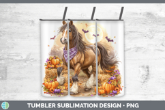 GorgeousFarm Bandana Halloween Tumbler design.