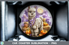 GorgeousFarm Bandana Halloween Car Coaster design.