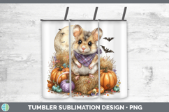 GorgeousFarm Bandana Halloween Tumbler design.