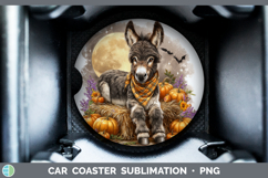 GorgeousFarm Bandana Halloween Car Coaster design.