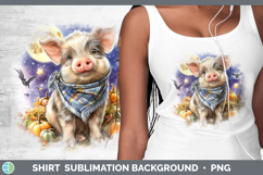 GorgeousFarm Bandana Halloween Shirt design.