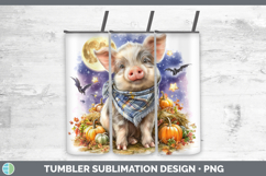 GorgeousFarm Bandana Halloween Tumbler design.