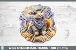 GorgeousFarm Bandana Halloween Wind Spinner design.