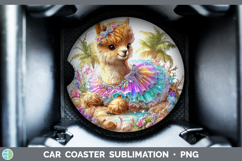 GorgeousFarm Beach Car Coaster design.