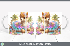 GorgeousFarm Beach Mug Wrap design.