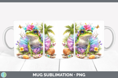 GorgeousFarm Beach Mug Wrap design.