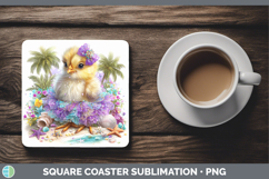 GorgeousFarm Beach Square Coaster design.