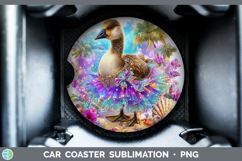 GorgeousFarm Beach Car Coaster design.