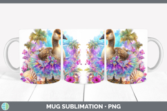 GorgeousFarm Beach Mug Wrap design.