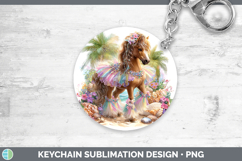 GorgeousFarm Beach Keychain design.