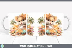 GorgeousFarm Beach Mug Wrap design.
