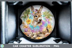 GorgeousFarm Beach Car Coaster design.
