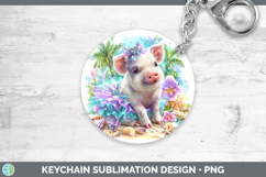 GorgeousFarm Beach Keychain design.
