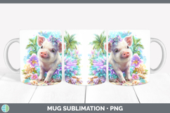 GorgeousFarm Beach Mug Wrap design.