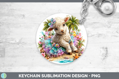 GorgeousFarm Beach Keychain design.