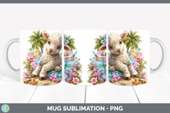 GorgeousFarm Beach Mug Wrap design.