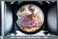 GorgeousFarm Beach Car Coaster design.