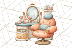 Farm Animal Beauty Salon Clipart PNG, Cute Animal Clip Art Product Image 4