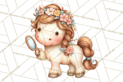 Farm Animal Beauty Salon Clipart PNG, Cute Animal Clip Art Product Image 5