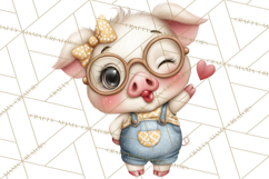 Farm Animal Beauty Salon Clipart PNG, Cute Animal Clip Art Product Image 3