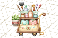 Farm Animal Beauty Salon Clipart PNG, Cute Animal Clip Art Product Image 2