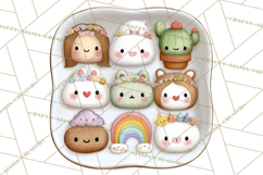 Farm Animal Beauty Salon Clipart PNG, Cute Animal Clip Art Product Image 2
