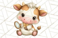 Farm Animal Beauty Salon Clipart PNG, Cute Animal Clip Art Product Image 3