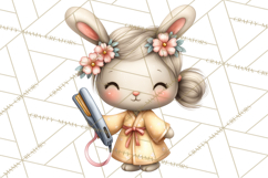 Farm Animal Beauty Salon Clipart PNG, Cute Animal Clip Art Product Image 2