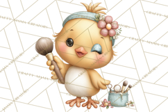 Farm Animal Beauty Salon Clipart PNG, Cute Animal Clip Art Product Image 5