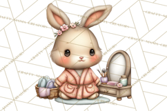 Farm Animal Beauty Salon Clipart PNG, Cute Animal Clip Art Product Image 5