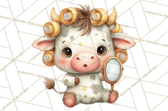 Farm Animal Beauty Salon Clipart PNG, Cute Animal Clip Art Product Image 2