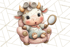 Farm Animal Beauty Salon Clipart PNG, Cute Animal Clip Art Product Image 3
