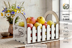 3D Farm Boxes Bundle Laser Cut. Storage crate SVG. Organizer Product Image 8