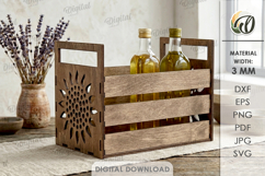 3D Farm Boxes Bundle Laser Cut. Storage crate SVG. Organizer Product Image 10