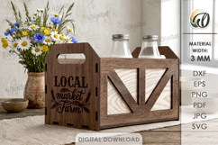 3D Farm Boxes Bundle Laser Cut. Storage crate SVG. Organizer Product Image 11