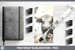 GorgeousFarm Butterflies Pen Wrap design.