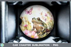GorgeousFarm Butterflies Car Coaster design.